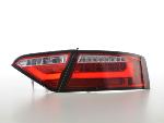 Paire de feux arrire Audi A5 8T/B8 2007 a 2011 Rouge Chrome Led