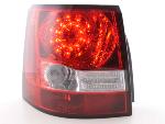 Paire feux arrière Range Rover Sport 2006 a 2010 Rouge Chrome Led