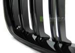 Grilles calandre BMW serie 4 F32/F33/F36 de 2013 a 2020 Noir brillant Double barre