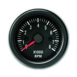 Manometre YoungTimer, compte-tours, 0~8.000RPM, noir, Ø52mm