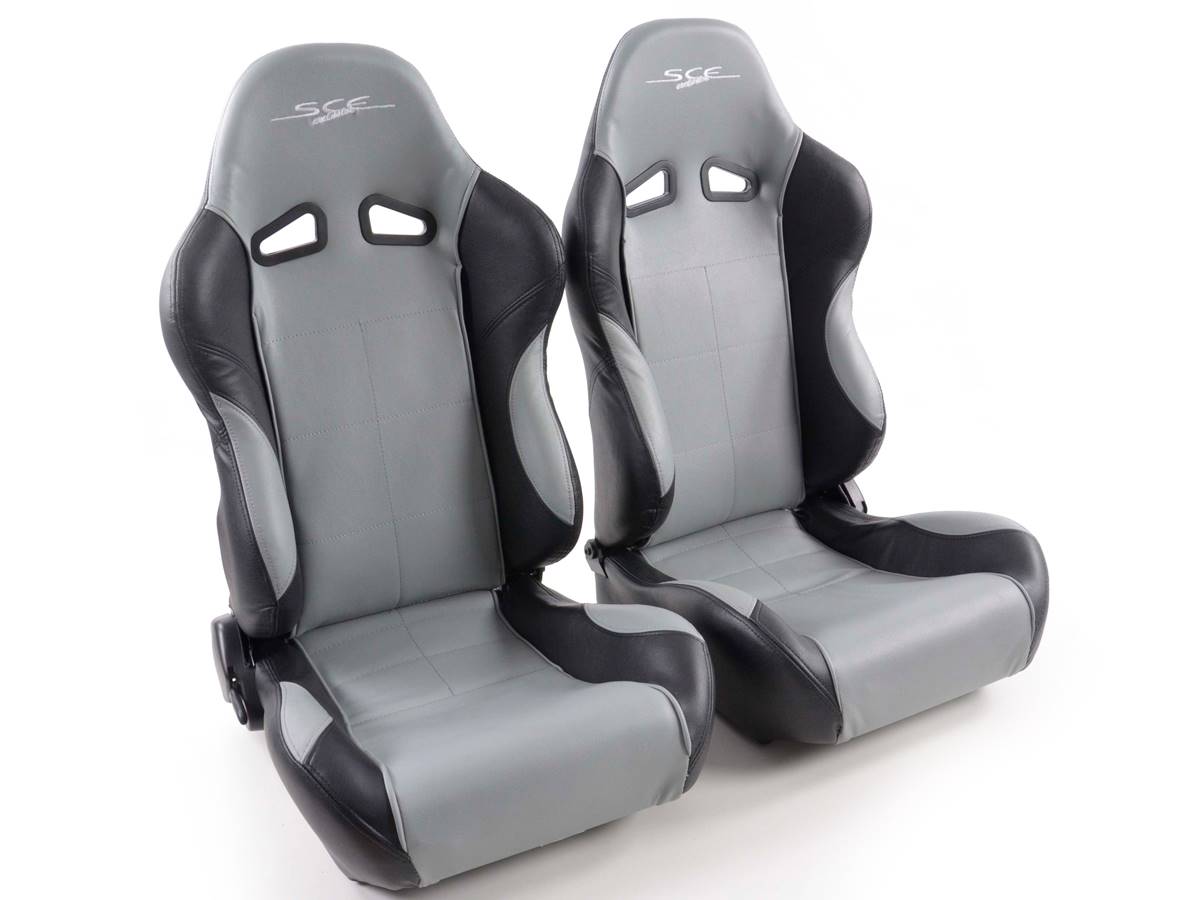Siège Baquet AutoStyle 'TN' - Noir - Réglable - Look Sport & Conduite Dynamique
