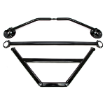 Kit de barres anti rapprochement BMW Serie 3 E30 de 1982 a 1994 - acier noir