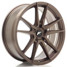 Jante JR Wheels JR21 20x8 ET20-40 - 5 Trous sur mesure- Matt Bronze