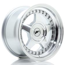 Jante JR Wheels JR6 15x8 ET25 - Trous sur mesures - Silver machined face