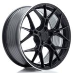 Jante JR Wheels JR51 19x8,5 ET20-45- 5 Trous sur mesure - Satin Black Machined Lip