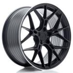 Jante JR Wheels JR51 20x9,5 ET20-40- 5 Trous sur mesure - Satin Black Machined Lip