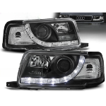 Paire de feux phares Audi 80 B4 berline de 1991 a 1996 Daylight led noir