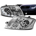 Paire de feux phares Audi TT 8N de 1999 a 2006 Daylight led chrome