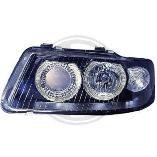 Paire de Phares Angel Eyes Audi A3 8L 2000 a 2003 Noir