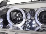 Paire de feux phares Angel Eyes Opel Astra G 98-03 Chrome