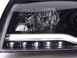 Paire de feux phares Daylight Led Audi A4 8E 01-04 Noir
