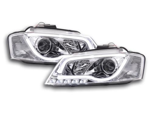 Paire de feux phares Led DRL Audi A3 8P de 08-12 chrome