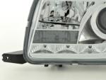 Paire de feux phares Daylight Led Audi 80 B4 1991-1994 Chrome