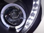 Paire de feux phares Daylight Led Mini Cooper R50 01-04 Noir