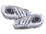 Paire de feux phares Daylight led VW Golf 6 de 2008-2012 chrome