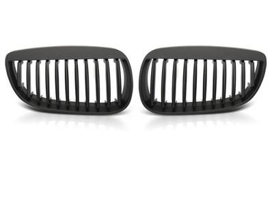 Paire de grilles de calandre BMW serie 3 E92/E93 de 2007 a 2010 07-10 Noir matt