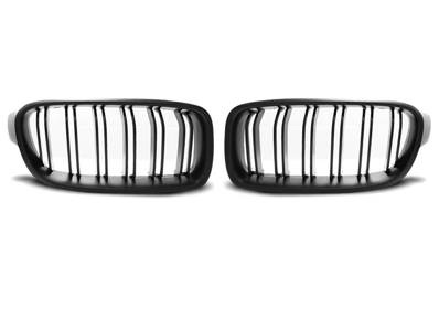 Paire grilles de calandre BMW serie 3 F30/F31 11-18 noir mat look M3