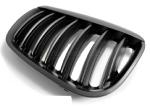 Paire de grilles de calandre BMW X5 E53 de 2004 a 2006 Noir mat