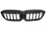 Grille de Calandre ABS BMW Serie 3 G20/G21 19-22 Noir Brillant Double Barres