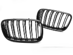 Grille calandre BMW X5 E70 de 2007 a 2013 Noir Brillant Double barres