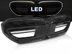 Grille de calandre avant BMW Serie 5 G60 Berline de 2023 a 2025 Noir brillant avec Led