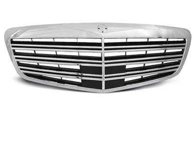 Grille calandre Mercedes classe S W221 09-13 chrome noir