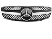 Grille calandre Mercedes SL R230 01-06 noir chrome