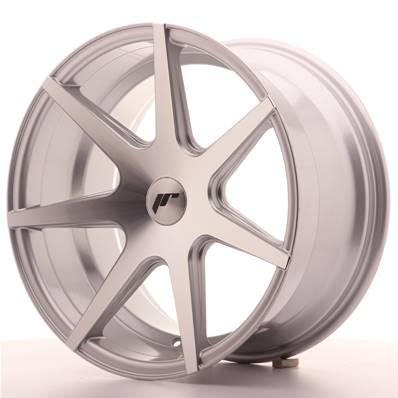 Jante JAPAN RACING JR20 18" x 9,5" Multi Perçage ET 20-40 Machined Face Silver