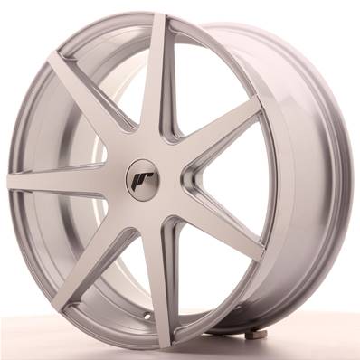 Jante JAPAN RACING JR20 20" x 8,5" Multi Perçage ET 20-40 Silver Machined Face