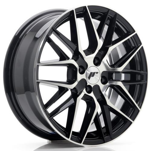 Jante JR Wheels JR28 17x7 ET40 4x100 Glossy Black Machined Face