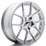 Jante JR Wheels JR30 17x7 ET20-40 5H BLANK Silver Machined Face