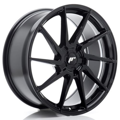 Jante JR Wheels JR36 20x9 ET20-50 - 5 trous sur mesure - Noir brillant