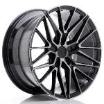 Jante JR Wheels JR38 19x9.5 ET35-45 Blank Black Brushed w/Tinted Face