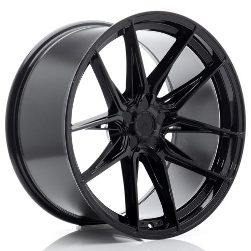 Jante JR Wheels JR44 20x10,5 ET15-42 - 5 trous sur mesure - Noir brillant