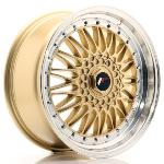 Jante JR Wheels JR9 18x8 ET35 5x100/120 Gold w/Machined Lip