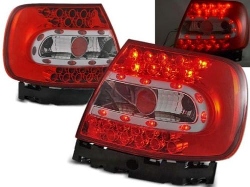 Paire de feux arriere Audi A4 B5 de 1994 a 2000 berline LED rouge