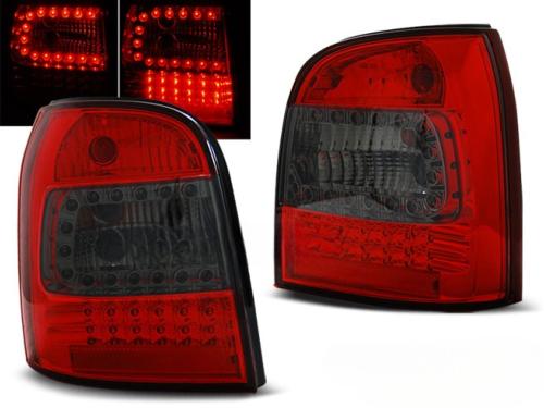 Paire de feux arrière pour Audi A4 94-01 break LED rouge fume