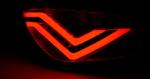 Paire de feux arriere Seat Ibiza 6J de 2008 a 2012 led Bar rouge fume