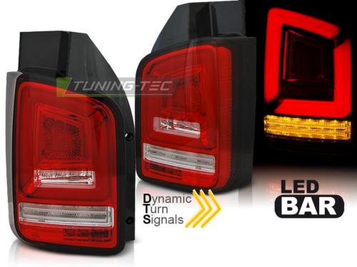 Paire de feux arriere VW T6 15-19 Full LED Rouge Blanc