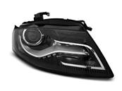 Paire de feux phares Audi A4 B8 de 2008 a 2011 Daylight DRL led noir