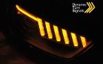 Paire de feux phares Audi A4 B8 de 2012 a 2015 Xenon DRL led noir Seq