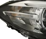 Paire de feux phares BMW serie 5 F10 / F11 de 2010 a 2013 xenon angel eyes led DRL noir