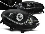 Paire de feux phares Fiat Bravo 2 07-09 Daylight led noir