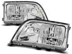 Paire de feux phares Mercedes classe S W140 91-98 design chrome