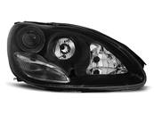 Paire de feux phares Mercedes classe S W220 98-05 Design noir