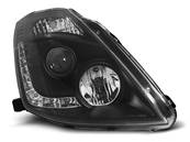 Paire de feux phares Nissan 350Z 03-05 xenon Daylight led noir