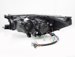 Paire de feux phares Toyota Hilux 16-20 FULL LED LTI DRL DYN Noir