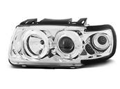 Paire de feux phares VW Polo 6N 94-99 angel eyes chrome