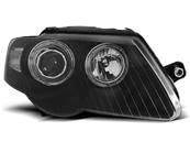 Paire de feux phares VW Passat B6 3C de 2005 a 2010 angel eyes noir