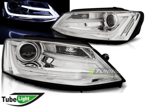 Paire de feux phares VW Jetta 6 11-18 Daylight led LTI chrome